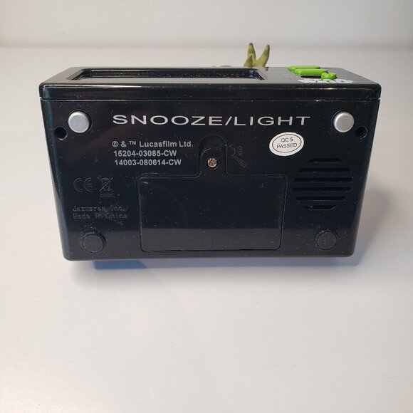 Lucas Film Yoda Alarm Clock w Light Saber 5" across Tested/Working *no box* - Picture 9 of 13